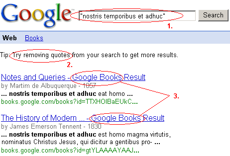 Cutting down the search phrase.