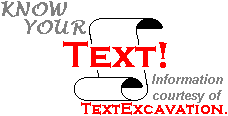 Know your text!