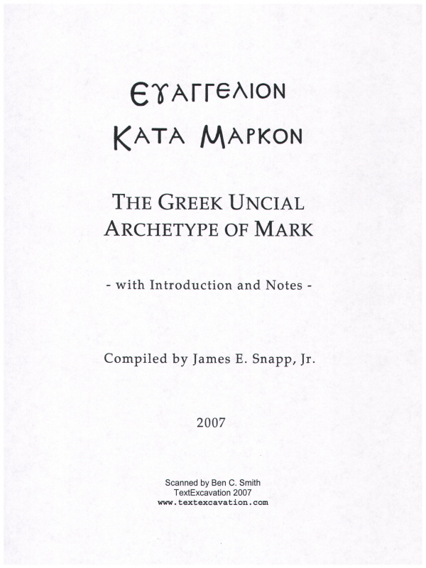 Archetype of Mark